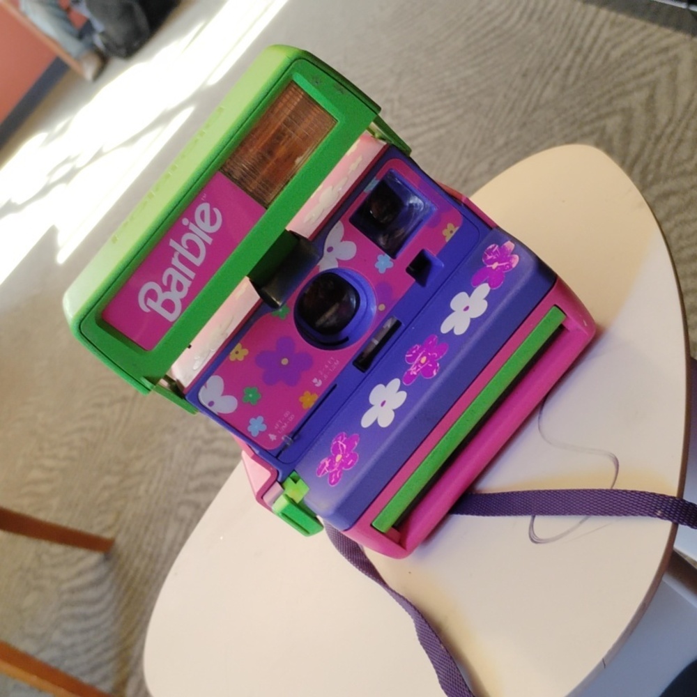 90s polaroid Barbie's camera